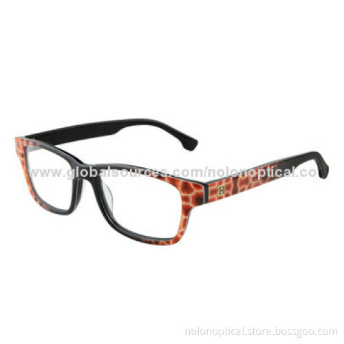 Spot Acetate Material Eyeglasses Frame